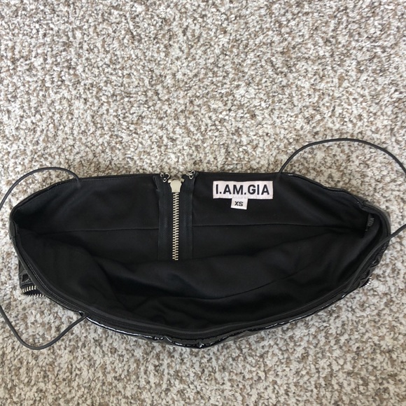 I.Am.Gia Black Bra Top - Picture 3 of 3